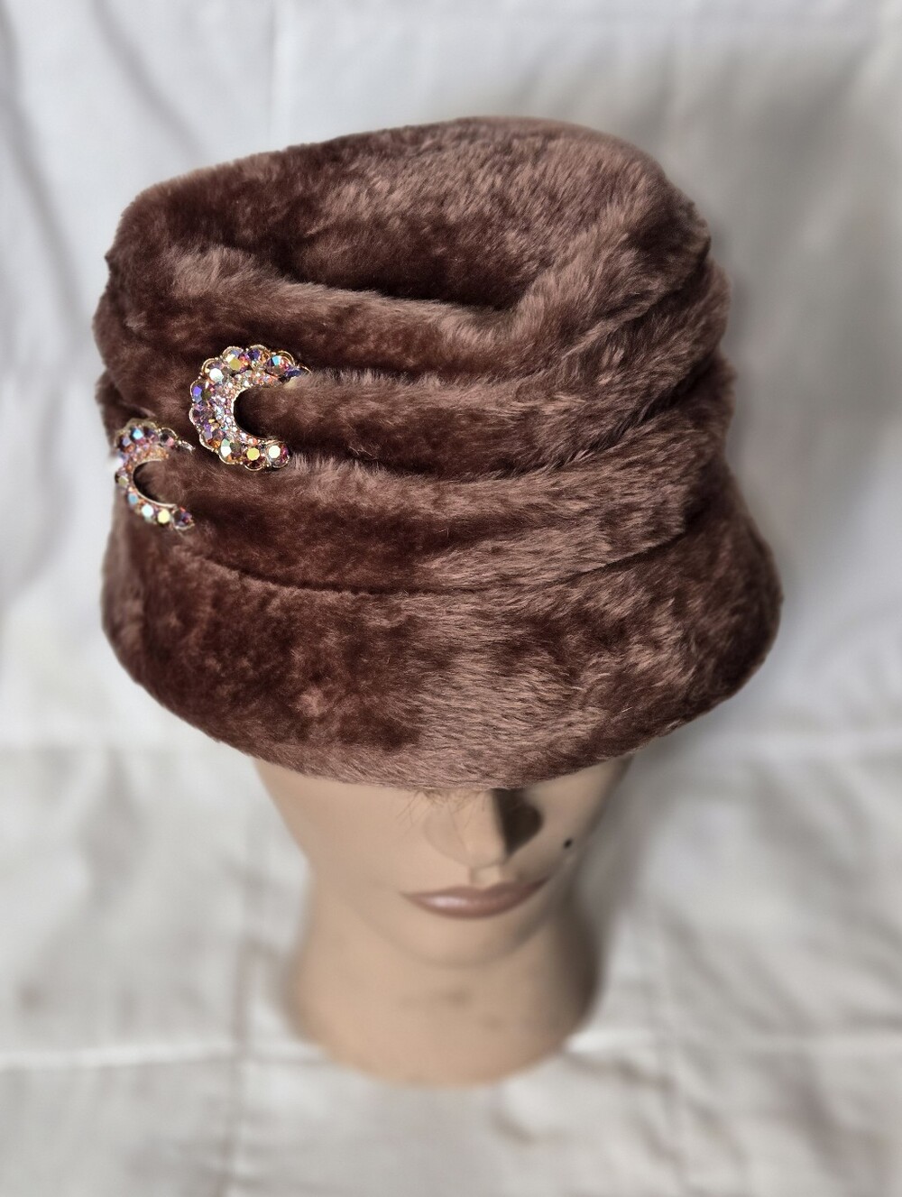 Selene Made in Austria Winter Hat with Decorative Jewel Accent